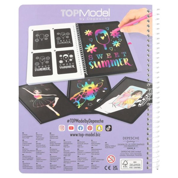 TopModel Magic-Scratch Book