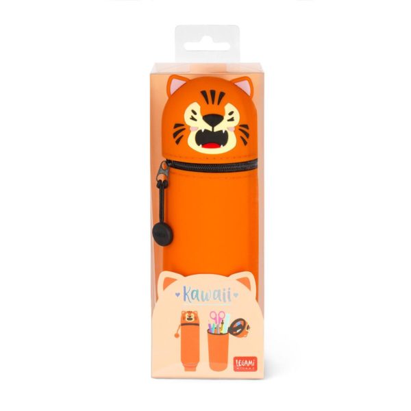 Estuche de Silicona 2 en 1 - Kawaii-Tigre