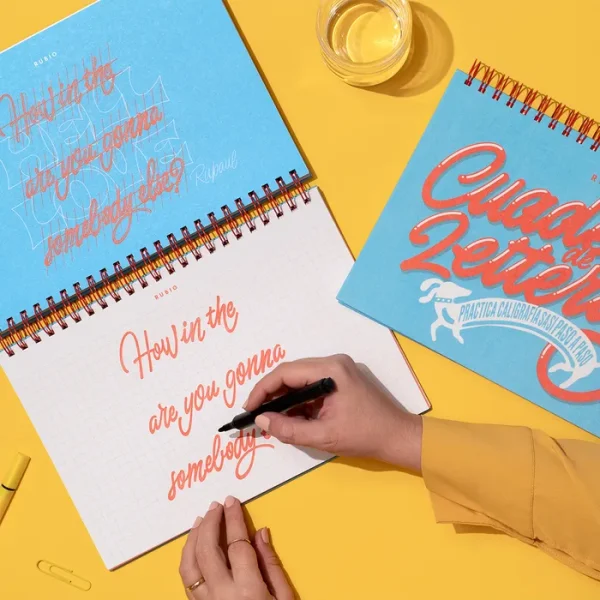 Cuaderno de Lettering. Practica Caligrafía Sasi Paso a Paso