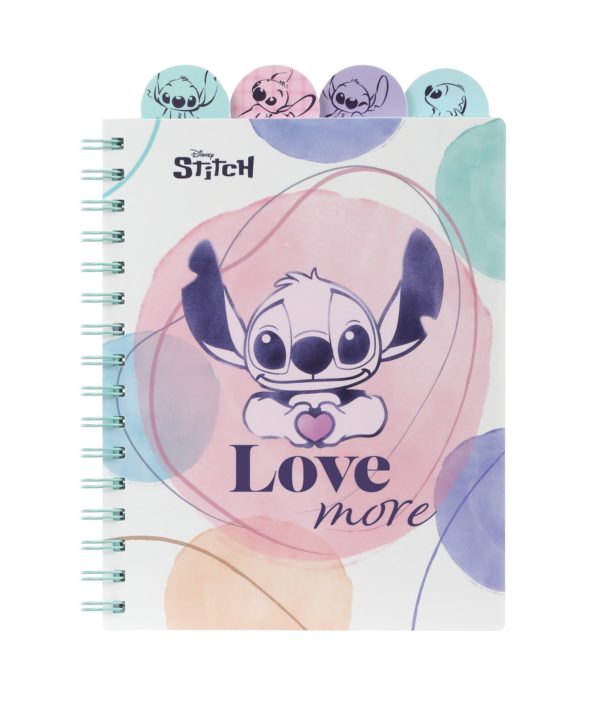 Cuaderno Espiral A5 Stitch Multicolor