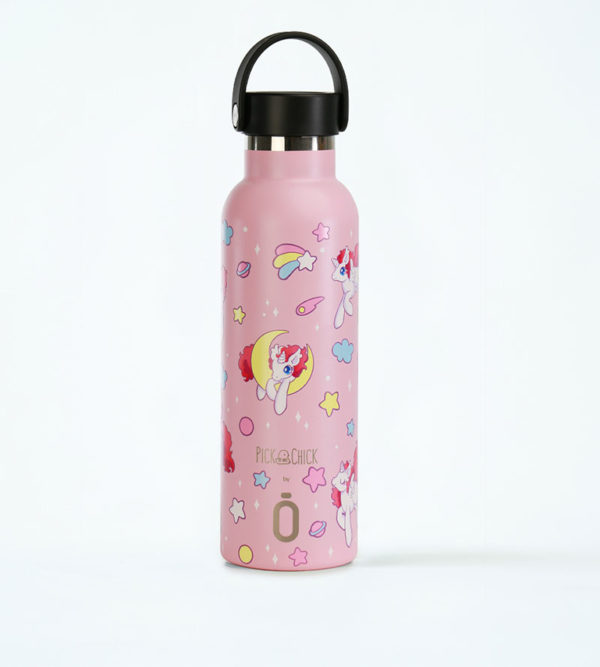 Botella Termo Runbott Pick Chick-Kawaii Unicorns-600ml