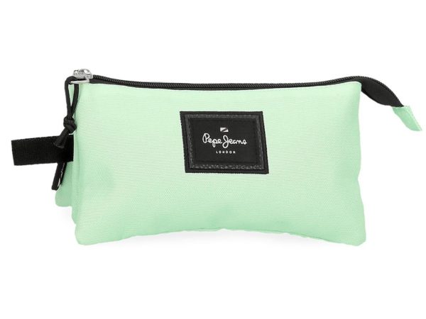 Estuche 3 Cremalleras Pepe Jeans Aris Verde