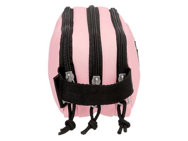 Estuche Escolar 3 Cremalleras Pepe Jeans Aris Rosa