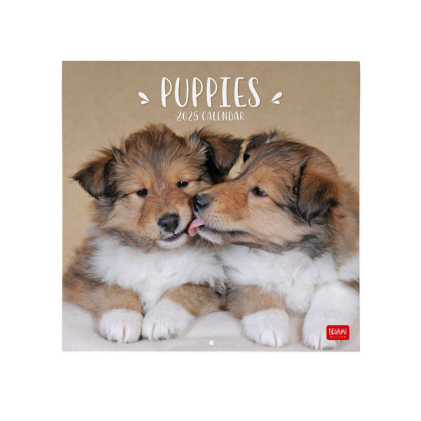 Calendario de Pared 2025-Puppies