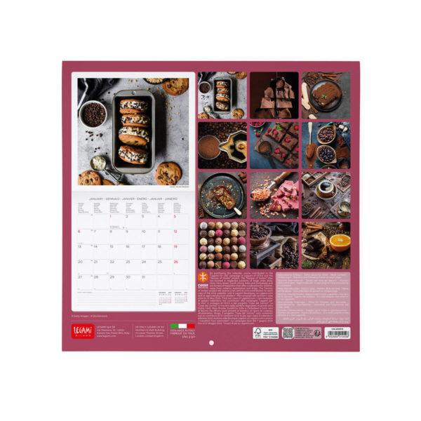 Calendario de Pared 2025 -Coffee