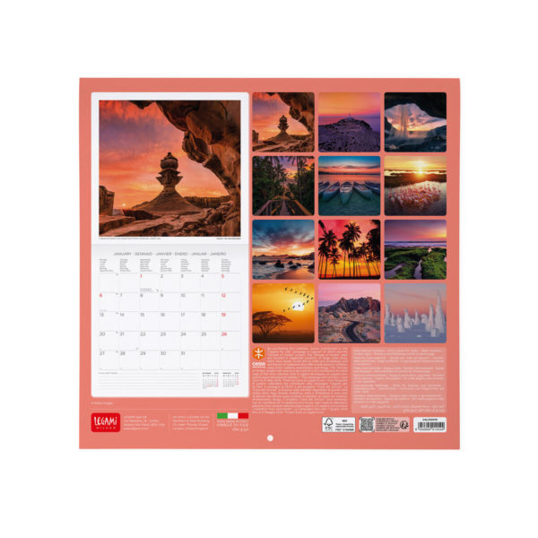 Calendario de Pared 2025-Sunsets