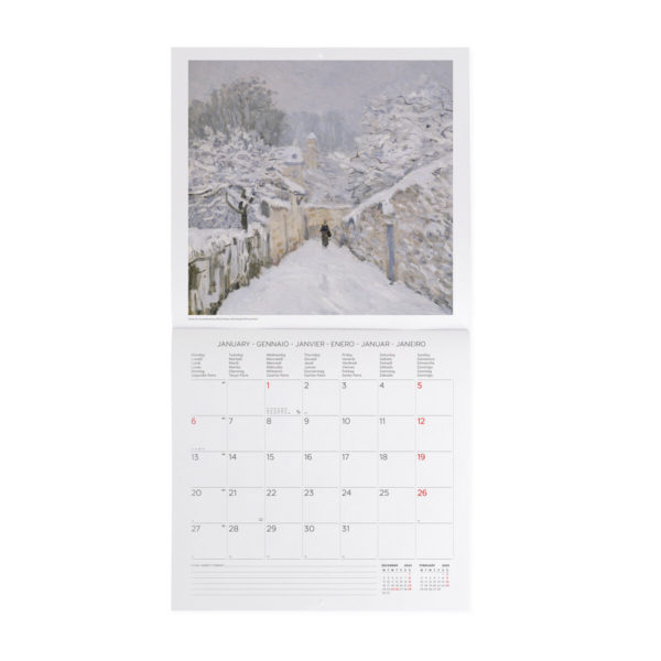 Calendario de Pared 2025-Impressionist