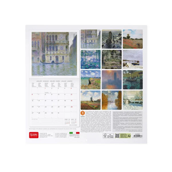 Calendario de Pared 2025 - Claude Monex