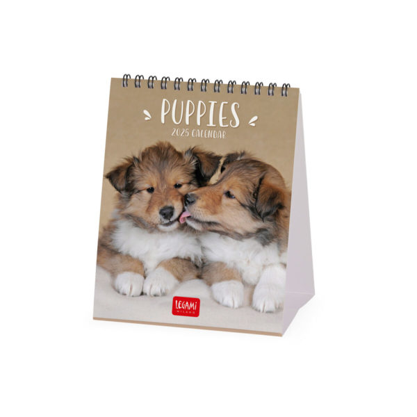 Calendario de Mesa 2025-Puppies