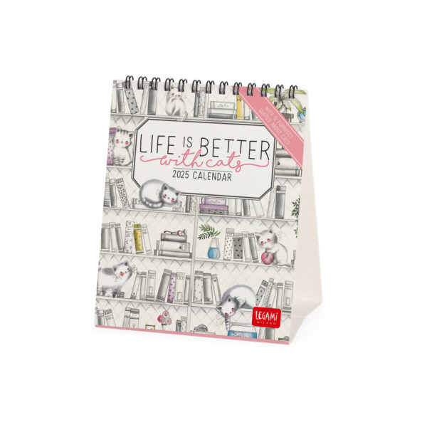 Calendario de Mesa 2025-Life is Better