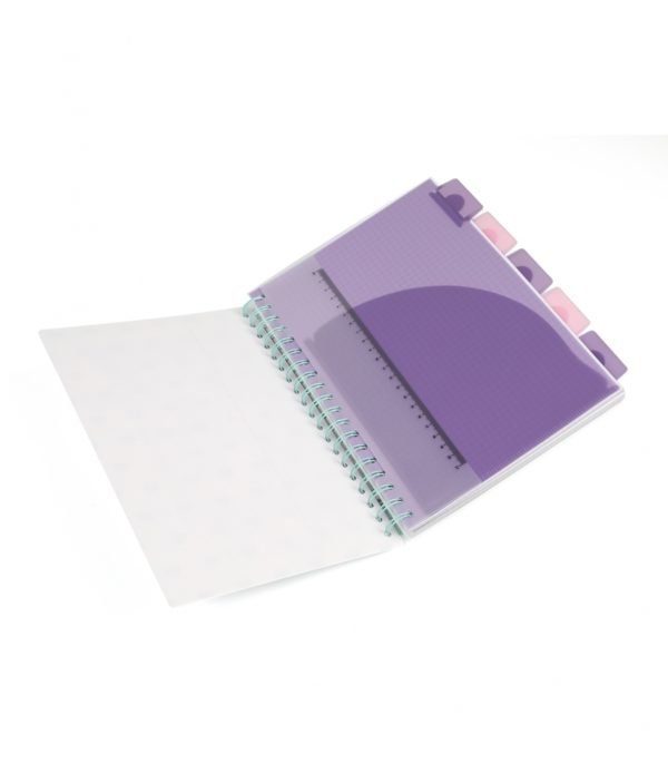 Cuaderno B5 100 Hojas Cuadrícula Stitch-Corazones