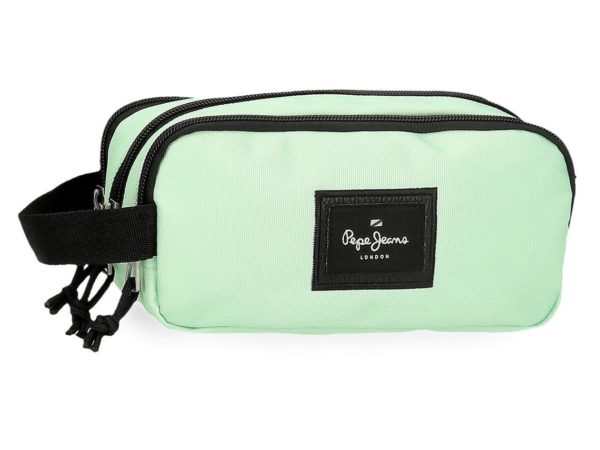 Estuche 3 Cremalleras Pepe Jeans Aris Verde