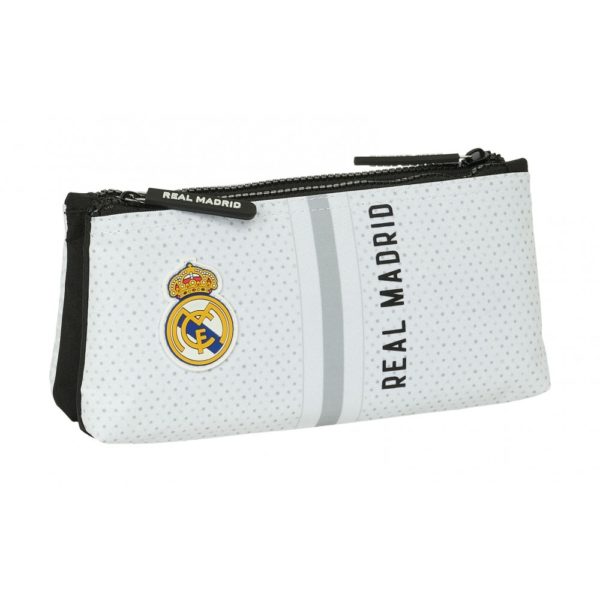 Estuche Plano 2 Cremalleras Real Madrid