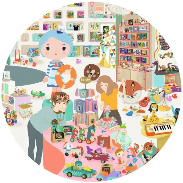 Puzzle de Observación La Pequeña Tienda: 100 Piezas