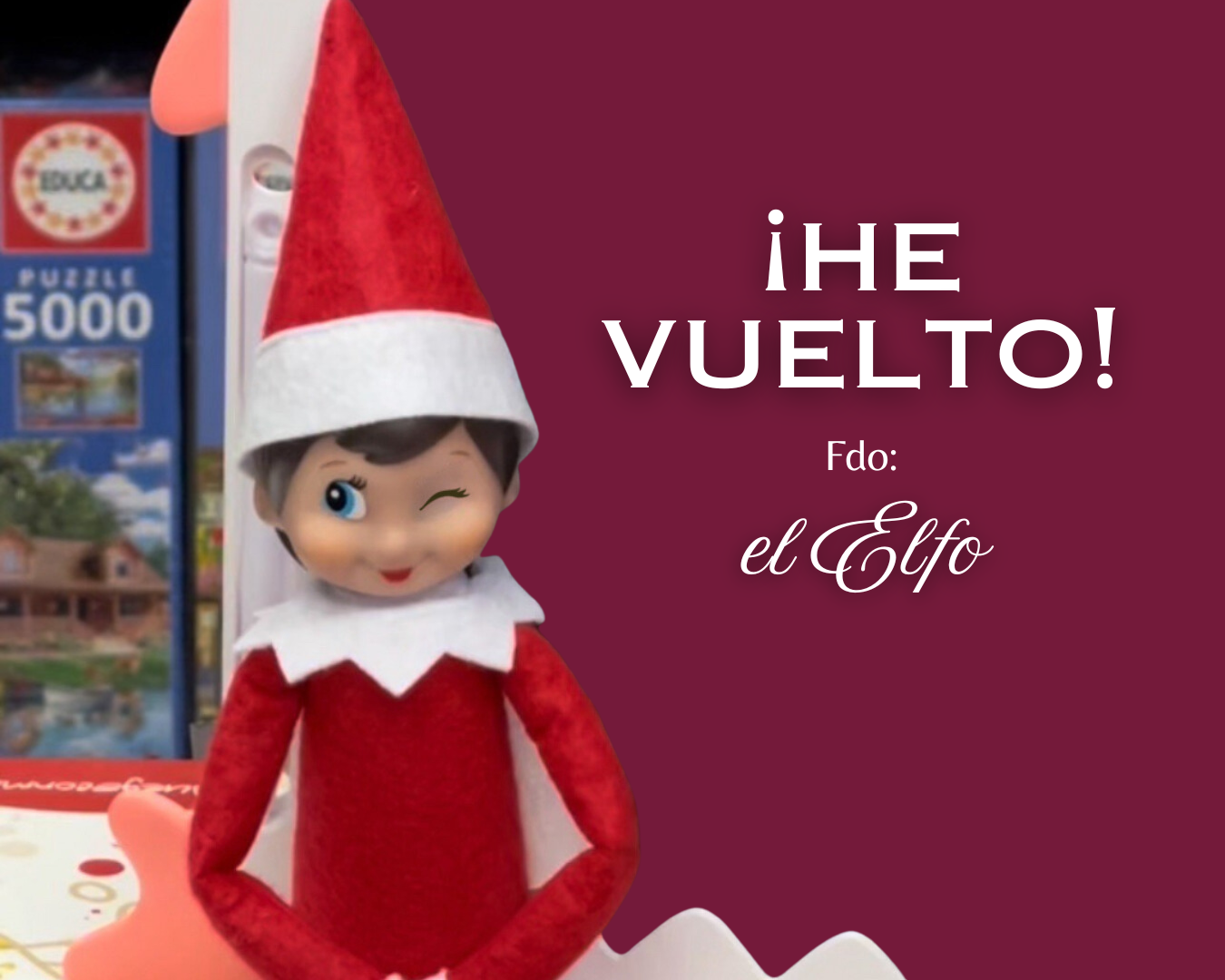 ¡Los elfos de Navidad han vuelto a Librerías Campoamor! Líder en travesuras