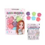 Set de seis bombas de baño en forma de patita de gato de TOPModel en colores vibrantes