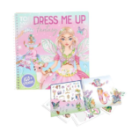 Cuaderno Dress Me Up Fantasy de TOPModel con figurines y pegatinas de sirenas y criaturas fantásticas