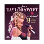 Portada del libro "Las eras de Taylor Swift" con un diseño colorido y una ilustración de mosaicos que celebra las etapas más icónicas de la artista.
