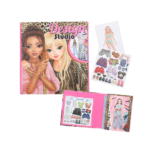 Libro Set de Diseño de Moda de TOPModel con figurines y estampados para diseñar.