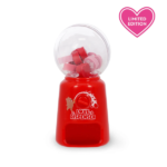 Dispensador de Mini Gomas Legami Edición San Valentín, con diseño romántico y 15 gomas en forma de corazón.