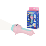 Linterna con Proyector de Cuentos Rosa Legami con discos intercambiables.