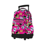 Mochila Escolar con Ruedas Anime Rosa Totto