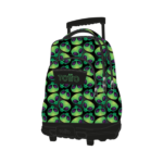 Mochila Escolar con Ruedas Estampado Alien Totto