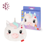 Cojín Térmico con Semillas de Lino de Unicornio de Legami en forma de cara de unicornio