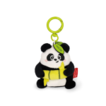 Llavero de Peluche Panda Legami abrazando bambú con chapa “Hug me”