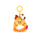 Llavero de Peluche Girafa Legami con nube y chapa “Head in the clouds”