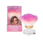 Brocha para Polvos con Forma de Rosa TopModel en su caja con detalles en oro rosa.