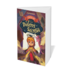 Portada de "Colegio de Poderes Secretos 2: El Conjuro Mágico" con Axel y sus mascotas parlantes.