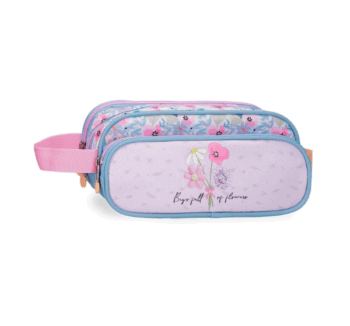 Portatodo Full of Flowers de Enso con diseño floral en tonos pastel.