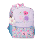 Mochila Escolar Full Of Flowers de Enso 33cm vista frontal