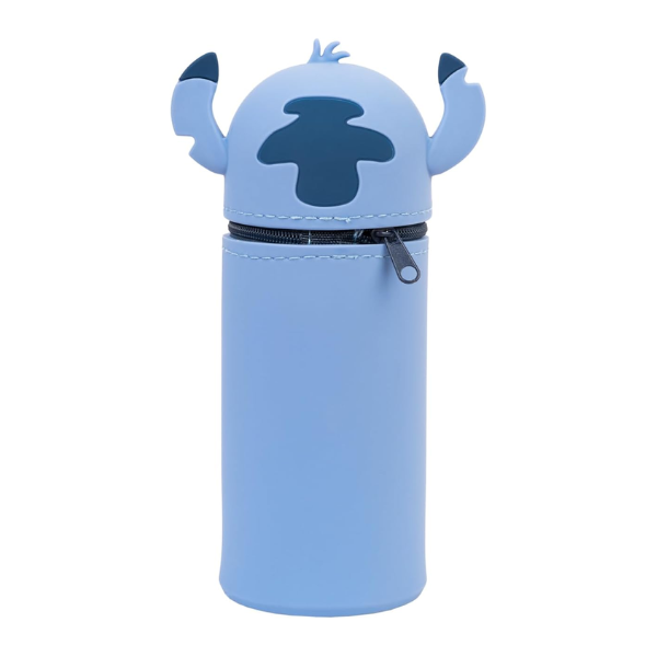 Estuche de Silicona de Stitch Estuche Stitch cerrado y portátil con cremallera