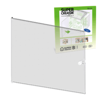 Puerta a prueba de polvo para Super Creator de Rolife, vista frontal