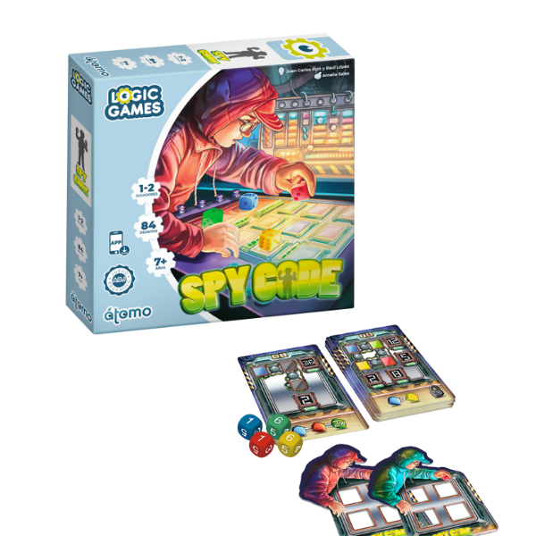 Spy Code - Gioco Di Logica E Ragionamento Per 1 Giocatore, Da 7 Anni, 84 Sfide, App Inclusa