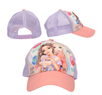 Gorra Estampada GIRLPOWER de TopModel – Diseño frontal con modelos y patches.