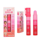 Imagen del bálsamo labial BEAUTY and ME de TopModel en su estuche colorido.