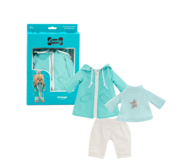 Producto: Conjunto de Ropa de Peluche Día Lluvioso con impermeable y botas.