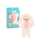 Conjunto de ropa para muñecas Bunny con orejitas de conejo.
