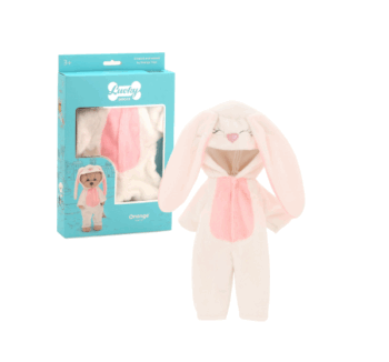 Producto: Conjunto de ropa para muñecas Bunny con orejitas de conejo.