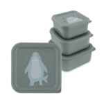 Set de fiambreras nido Mr Shark de Trixie apiladas