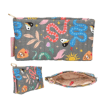 Estuche de Estampado Serpiente de TopModel diseño frontal
