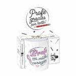 Taza Profe Con Mucho Corazón 330ml de cerámica