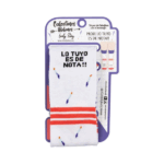 Calcetines Profe Lo Tuyo es de Nota en packaging de regalo