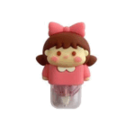 Corrector en Cinta Kawaii con forma de niña y lazo rosa
