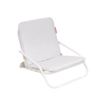 Silla Pequeña para Playa Beige EDEN sobre la arena