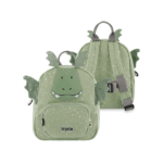 Vista frontal de la Mochila Pequeña Mr. Dragon de Trixie con detalles en 3D