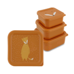 Set de fiambreras Mr Fox de Trixie apiladas